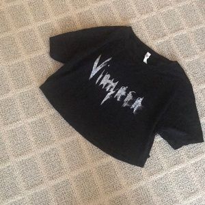 lululemon “vinyasa” cropped t-shirt